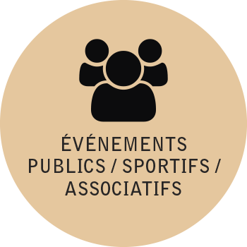 ÉVÉNEMENTS PUBLICS / SPORTIFS / ASSOCIATIFS